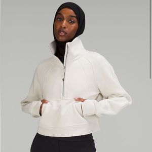 New With Tags - Lululemon - Oversized Funnel Neck Scuba - Bone - XS/S